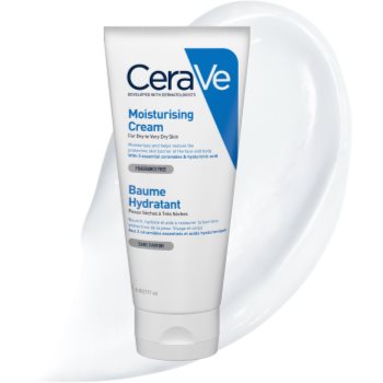 CeraVe Moisturizers Crema hidratanta pentru fata si corp pentru pielea uscata sau foarte uscata - imagine 3